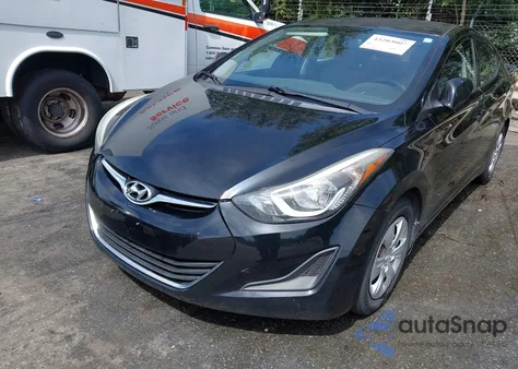 2016 Hyundai Elantra Se из США, поврежденный, VIN KMHDH4AEXGU575801